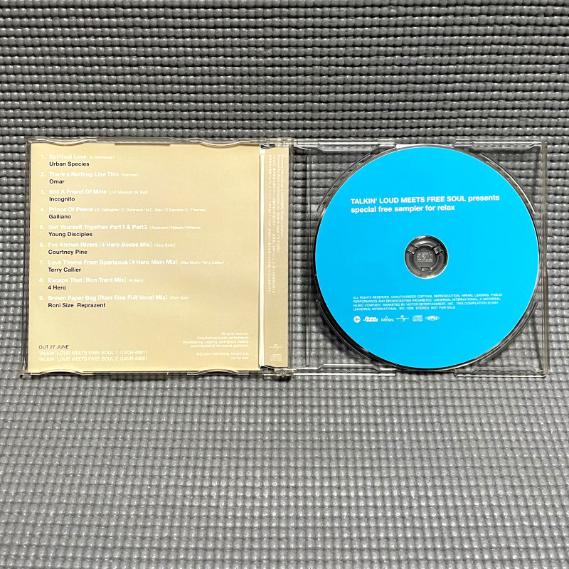 [ бесплатная доставка ] Talkin\' Loud Meets Free Soul Presents [CD] Хасимото .Free Soul / 4 Hero / Roni Size / Universal Records - SIC-1035