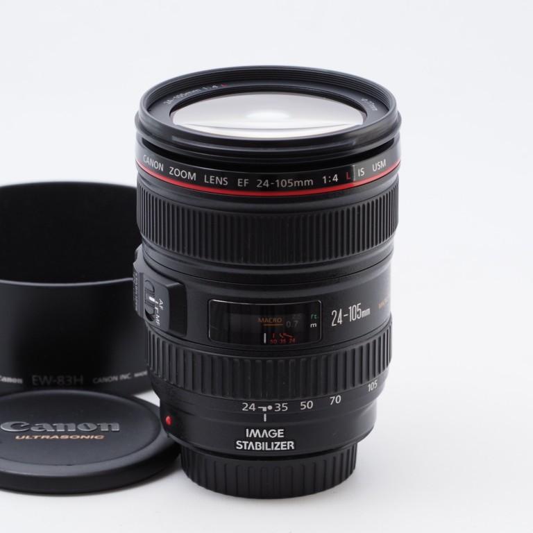 Canon キヤノン 標準ズームレンズ EF24-105mm F4L IS USM フルサイズ