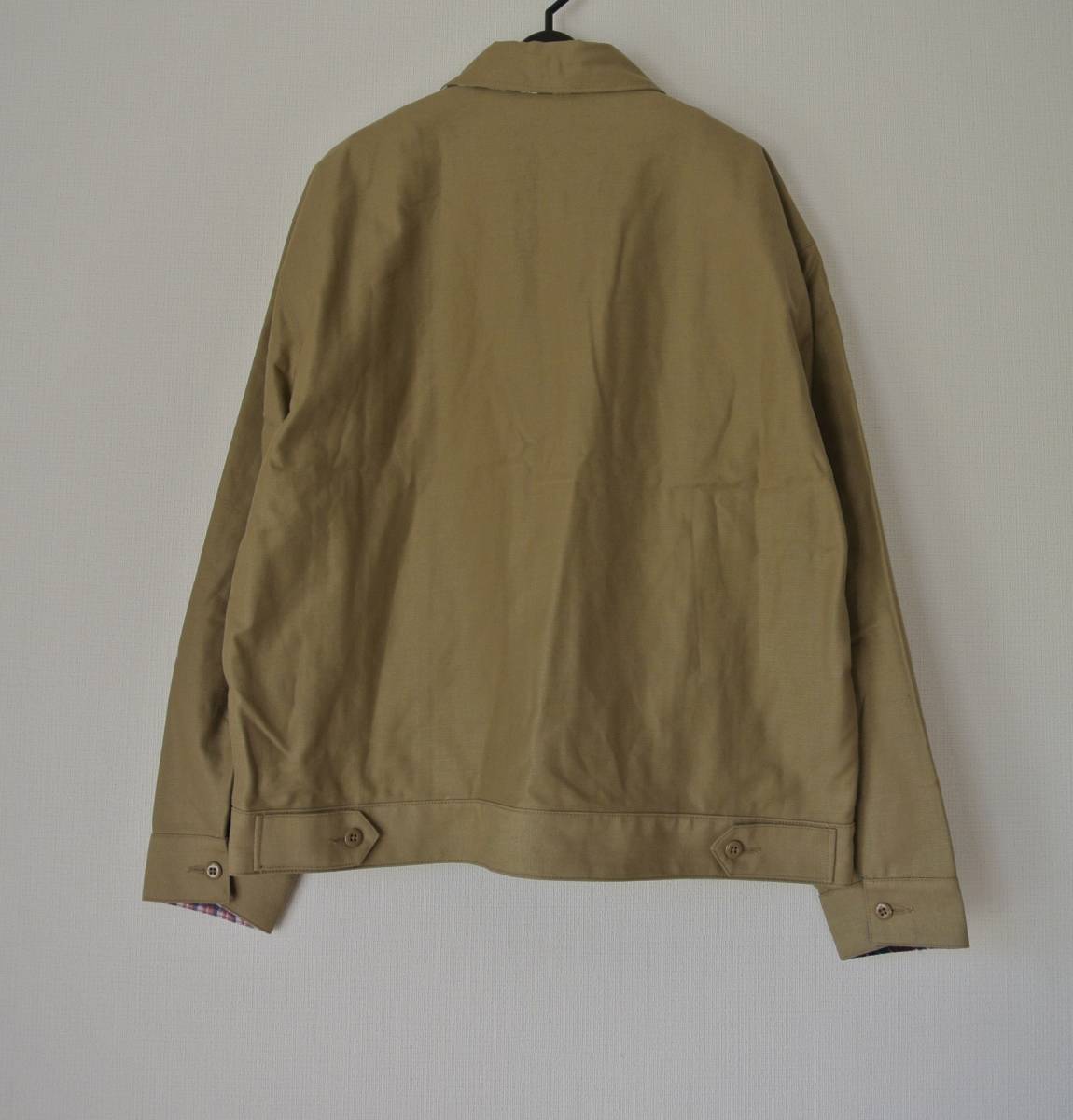 新品 Needles AWGE Reversible Work Jacket X チェック 白 Lの画像5