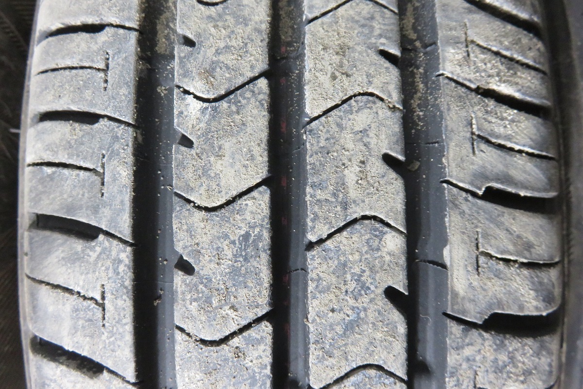 BRIDGESTONE／ブリジストン ECOPIa NH100C 155/65R13 4本SET／2017年製 8分山 オンロード／中古 ／23030715_画像5