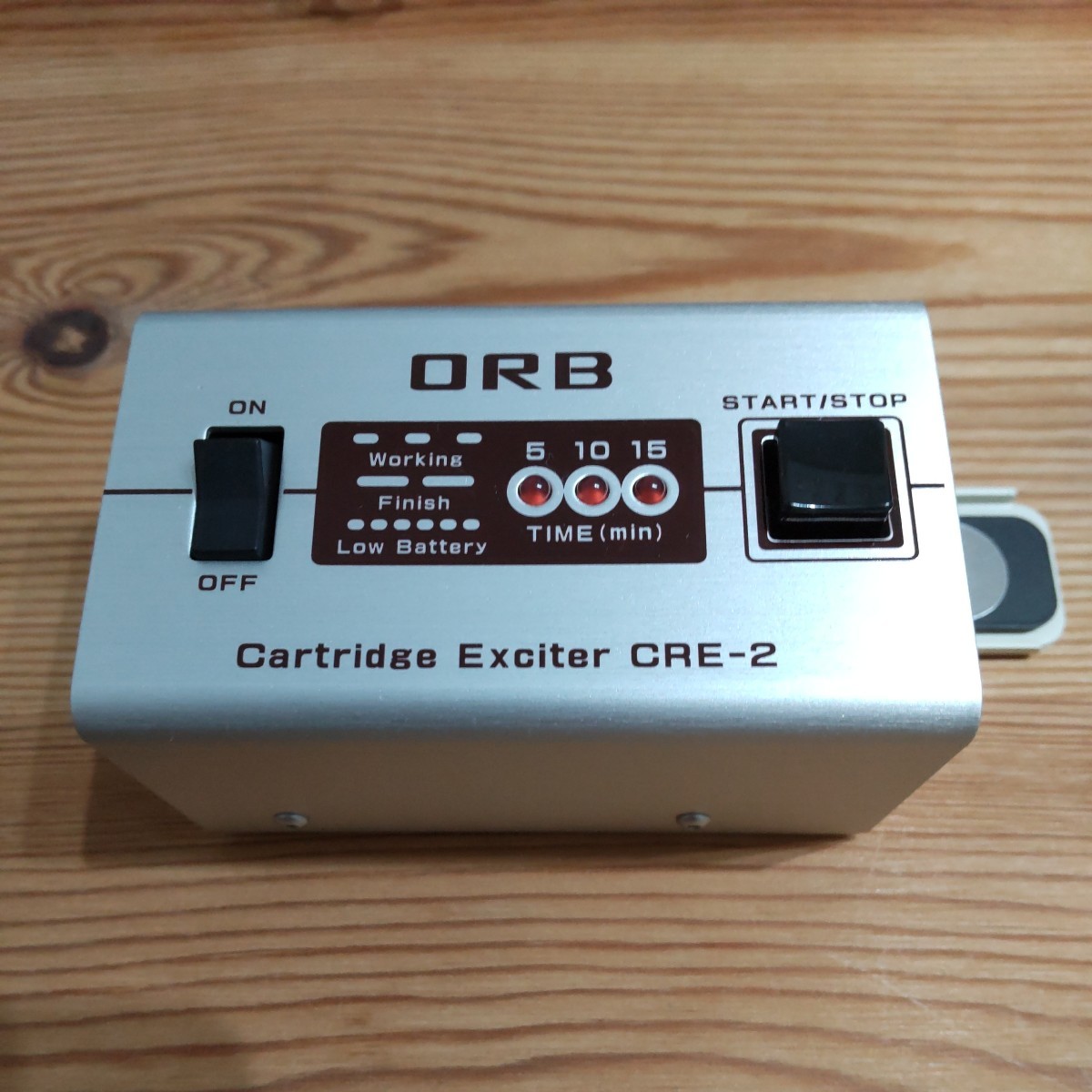 ORB オーブ　カートリッジエキサイター　「CRE-2」アナログオーディオアクセサリー　レコード針エージング　使用少状態良好　元箱付属