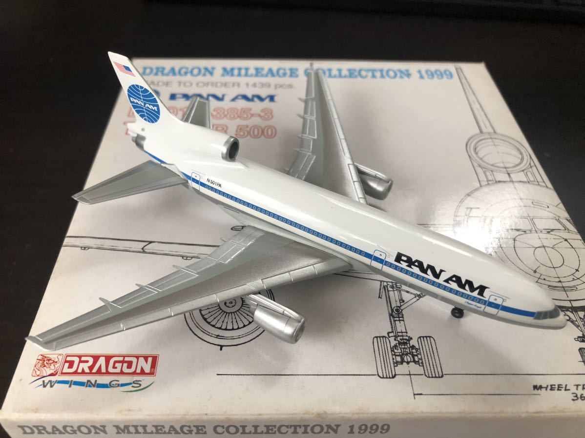 Dragon Wings 1/400 L-1011-385-3 TRISTAR 500 PAN AM N501PA DRAGON MILEAGE COLLECTION 1999_画像4