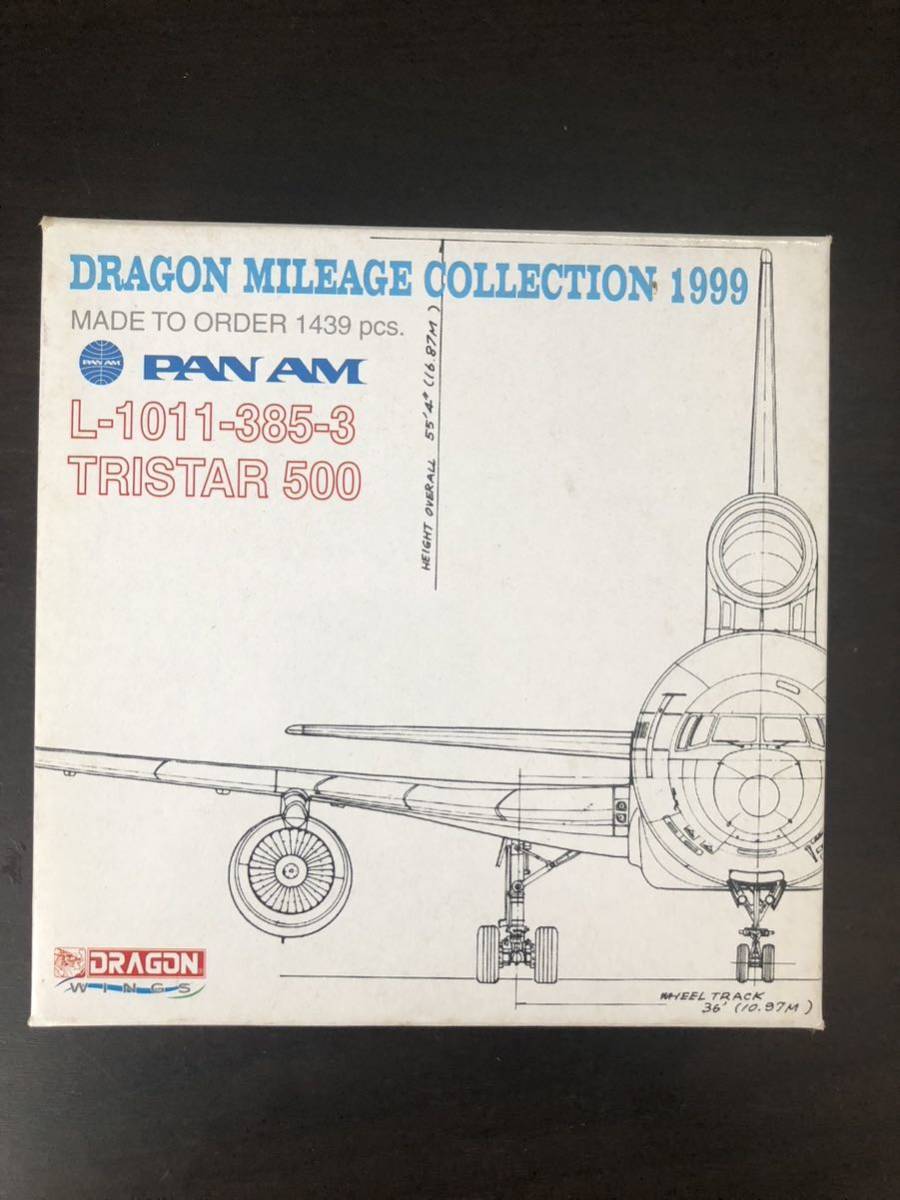 Dragon Wings 1/400 L-1011-385-3 TRISTAR 500 PAN AM N501PA DRAGON MILEAGE COLLECTION 1999_画像9