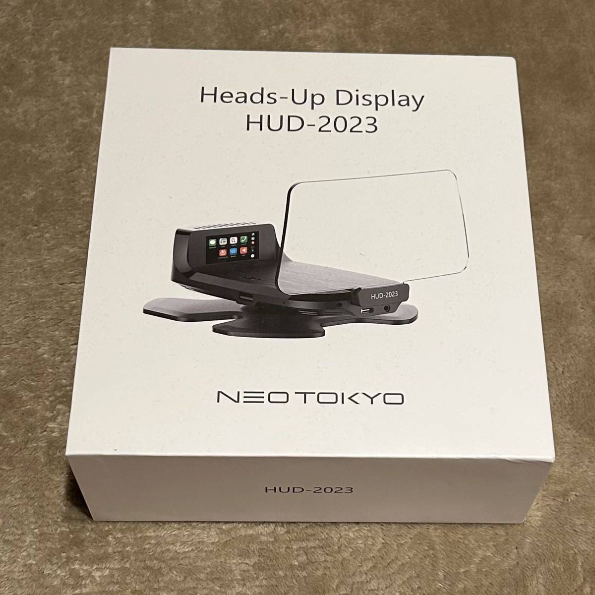 NEOTOKYO ネオトーキョー HUD-2023 ヘッドアップ ディスプレイ 車載HUD ワイヤレスCarPlay AndroidAuto対応 美品 箱付_画像1