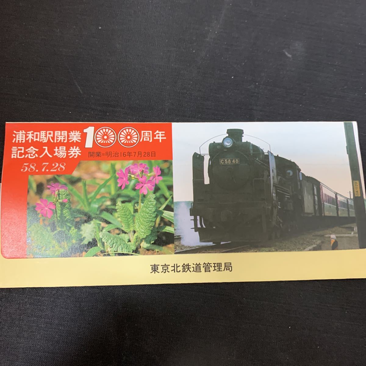 75 周年 記念乗車券 秩父鉄道 浦和駅開業 100周年 記念入場券　K260_画像4