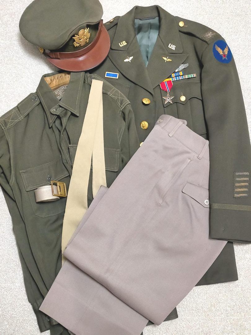 WW2 アメリカ軍/米軍 航空隊大佐 制帽・制服・シャツ等 フルセット