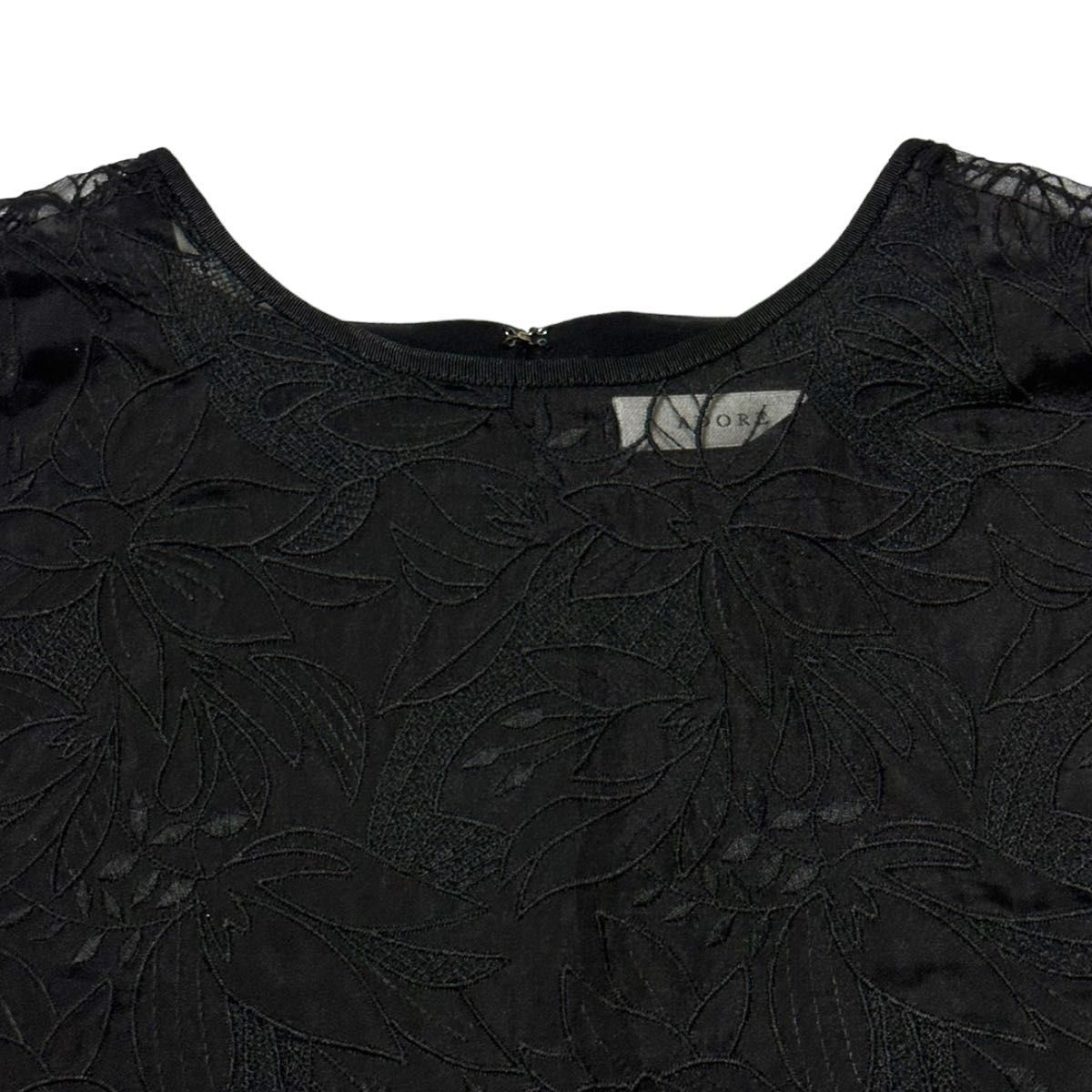 超美品】ADORE シルクリリーレース バックリボンワンピース ドレス
