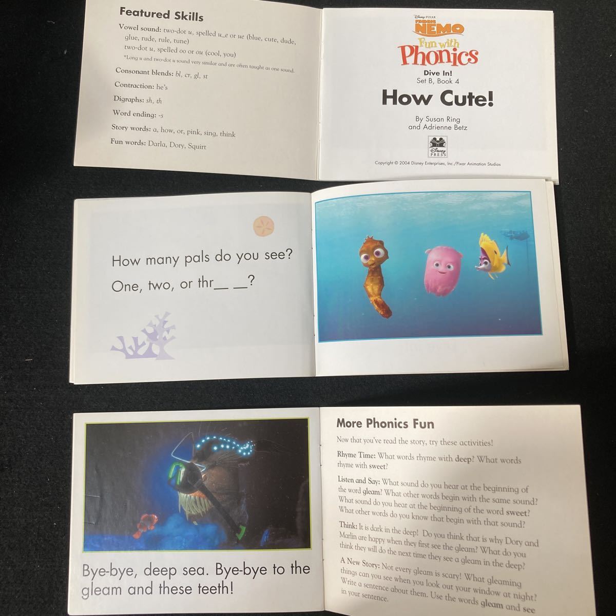 ◆◇◆　《洋書：英語(yǔ)》　ディズニー　ニモと一緒にフォニックス！　【　FINDING NEMO Fun with Phonics　】12冊(cè)+1冊(cè)　◆◇◆