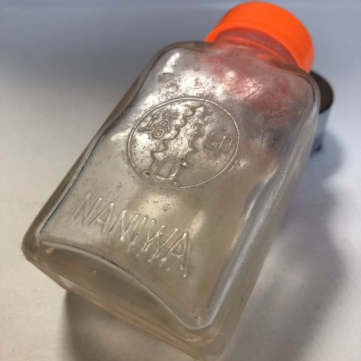 空き瓶　から瓶　ナニワ薬品化成　閃光粉　空容器　ガラス瓶　写真　フラッシュ　ストロボ　昭和レトロ_画像3