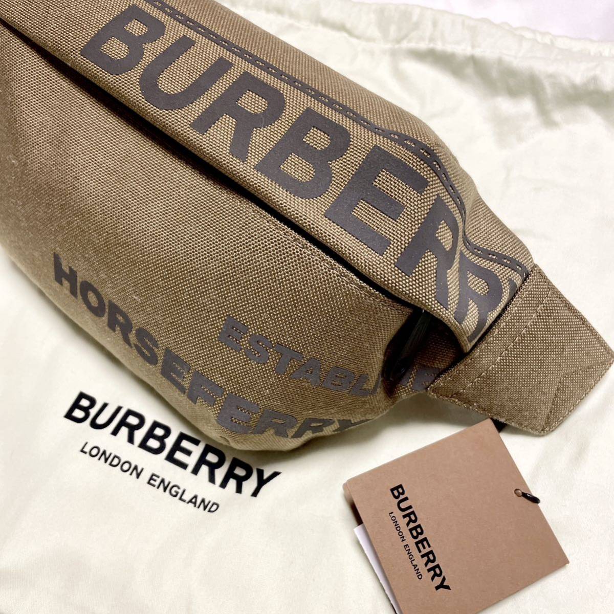 2021春の新作 BURBERRY TBロゴ バーバリー TBロゴ ボディバッグ カーフ