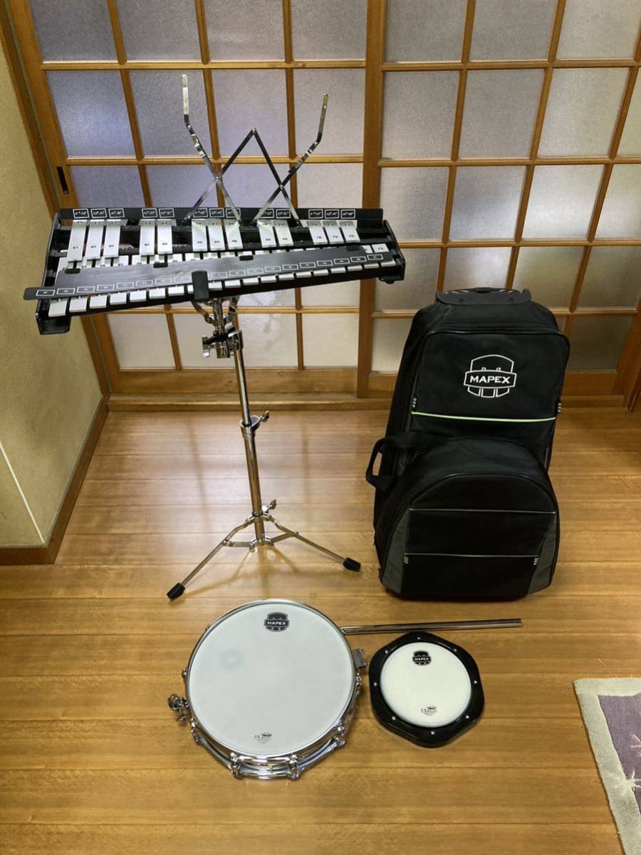 MAPEX/鉄琴 グロッケン＆練習パッド　Bell Kit　MPK32PC【メイペックス】　鉄琴　ドラム　グロッケン