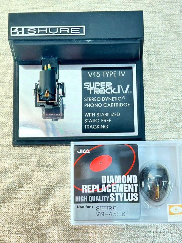 シュアー SHURE MMカートリッジ V15TYPE Ⅳ レコード針 SHURE VN-45HE