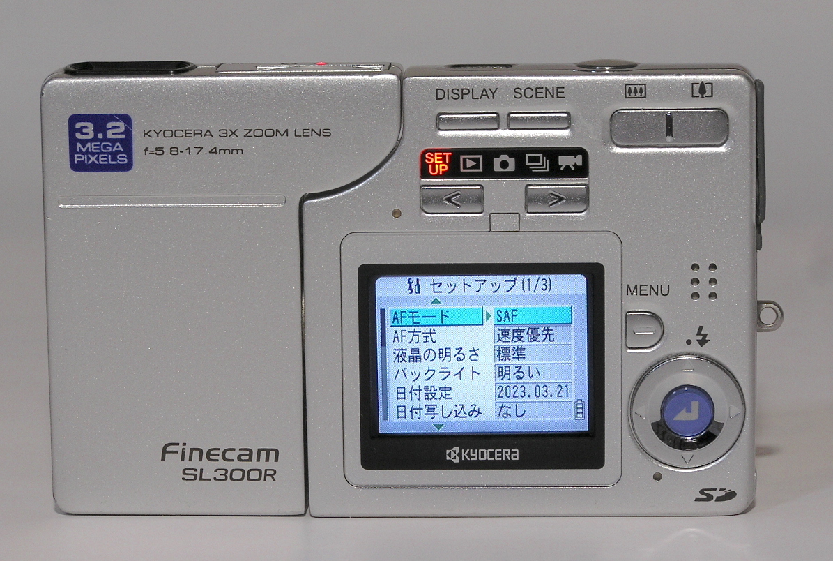 KYOCERA Finecam SL300R 動作品 送料無料の画像4