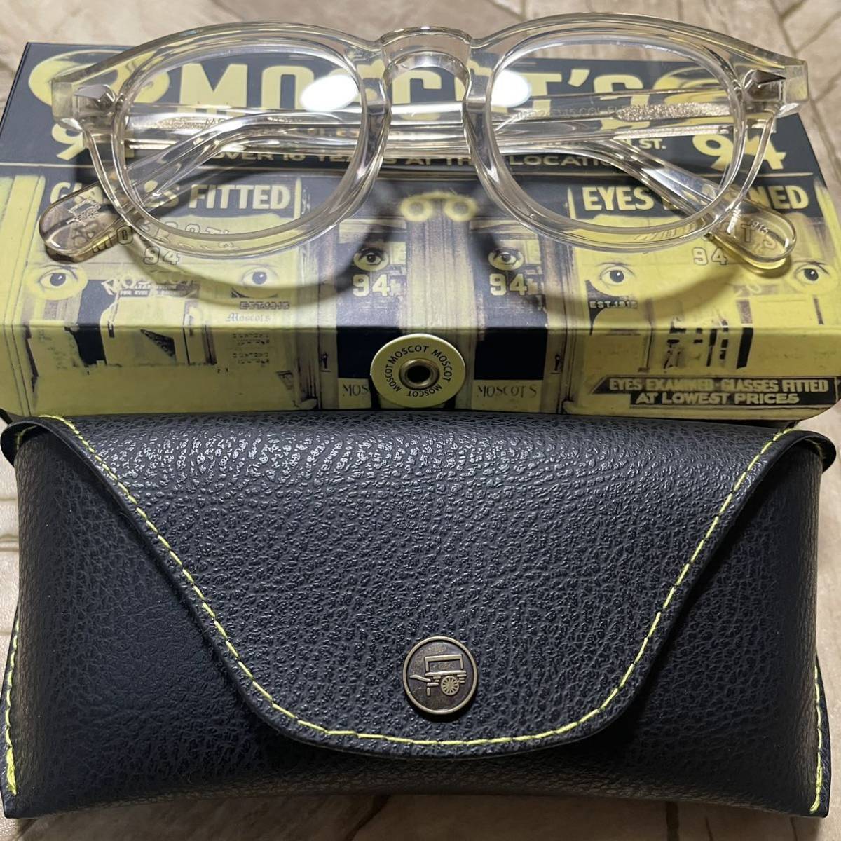 MOSCOT LEMTOSH モスコット レムトッシュ 46 M イエロークリア | neper