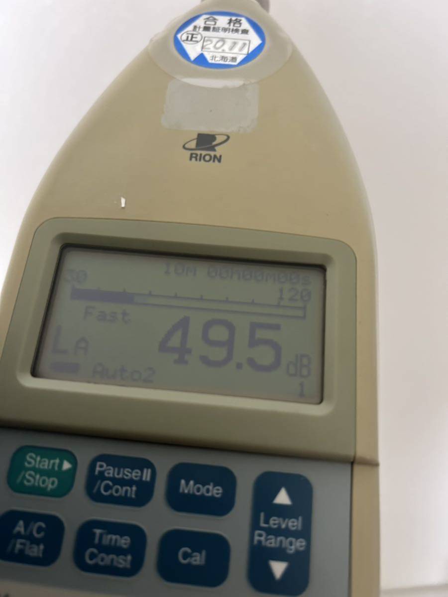 市販 騒音計 RION NL-06 測定器 | prepsec.org