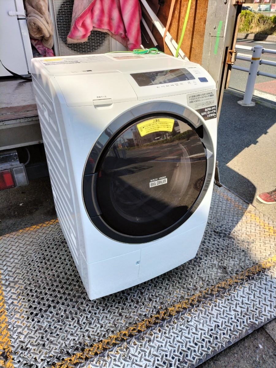 55％以上節約 HITACHI BD-SG100CL(W) 2019年製 ドラム式洗濯機