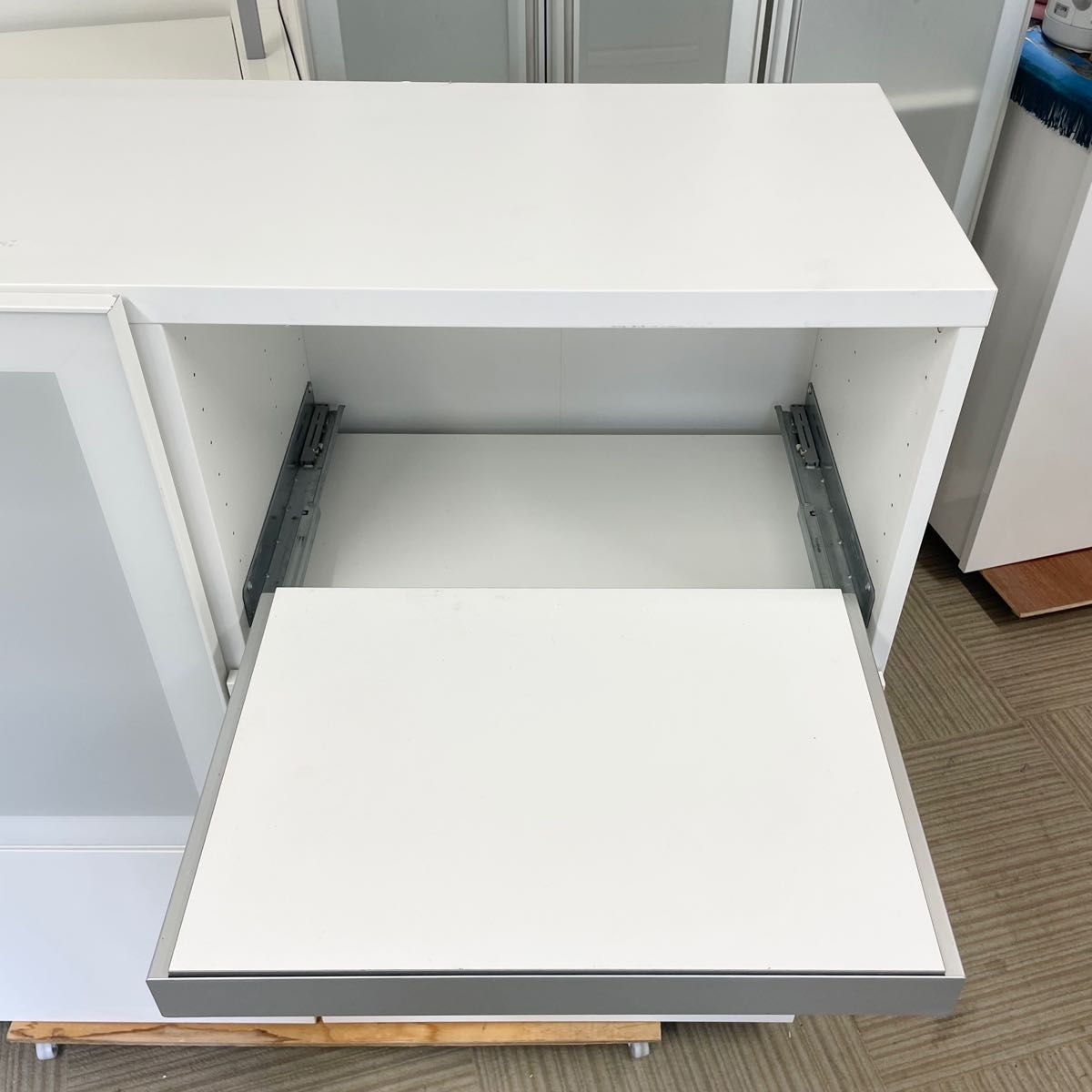 美品 IKEA イケア 120cm幅キッチンカウンター 食器棚 美品 IKEA イケア 120cm幅キッチンカウンター 食器棚