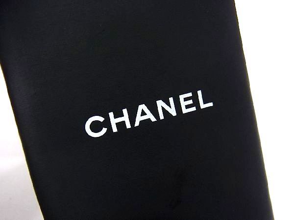 # as good as new # CHANEL Chanel here Mark oil control tissue ..... paper case attaching mirror attaching black group AC3877aZ