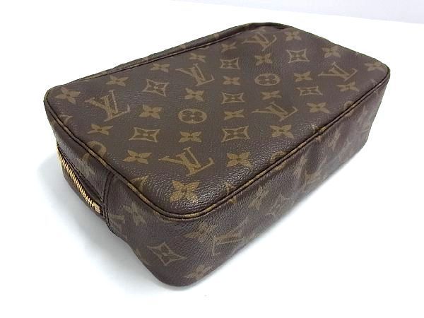 ■新品同様■ LOUIS VUITTON ルイヴィトン M47524 モノグラム トゥルース トワレット23 セカンドバッグ ポーチ ブラウン系 AH2655UZ_画像2