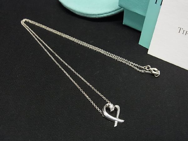 ■新品■未使用■ TIFFANY＆Co. ティファニー パロマピカソ ラビングハート SV925 ネックレス アクセサリー シルバー系 AH3100キZ