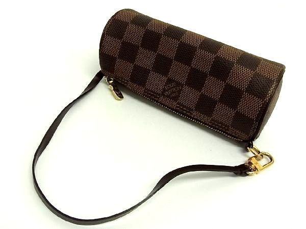 □極美品□ LOUIS VUITTON ルイヴィトン ダミエ パピヨン用ポーチ