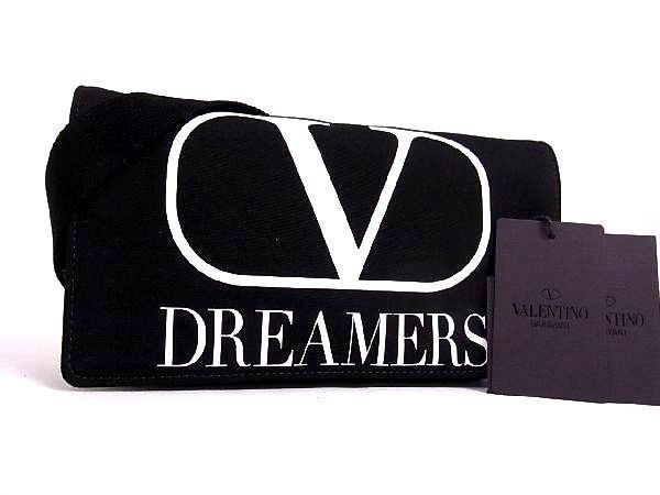 ■新品■未使用■ VALENTINO GARAVANI ヴァレンティノ TY0B0932ZIT VLOGO DREAMERS ナイロン ベルトバッグ ショルダー ブラック系 X3831kZ