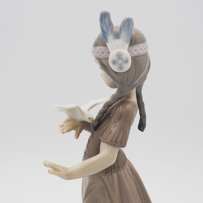 絶版】 リヤドロ LLADRO 6153 ネイティブアメリカン AMERICAN LOVE