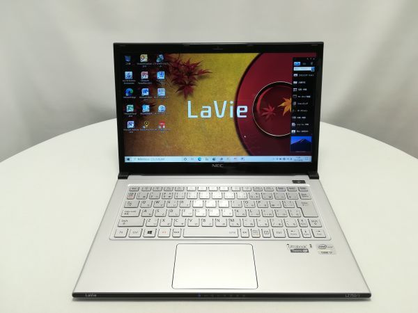 中古品★NEC ノートパソコン　LaVie Z LZ750/JS PC-LZ750JS Core i7 3517U/4GB/SSD 256GB/Windows 10/13.3イン_画像2