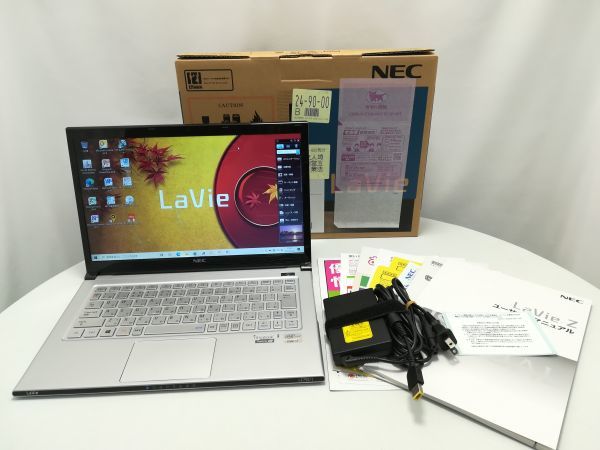 中古品★NEC ノートパソコン　LaVie Z LZ750/JS PC-LZ750JS Core i7 3517U/4GB/SSD 256GB/Windows 10/13.3イン_画像1