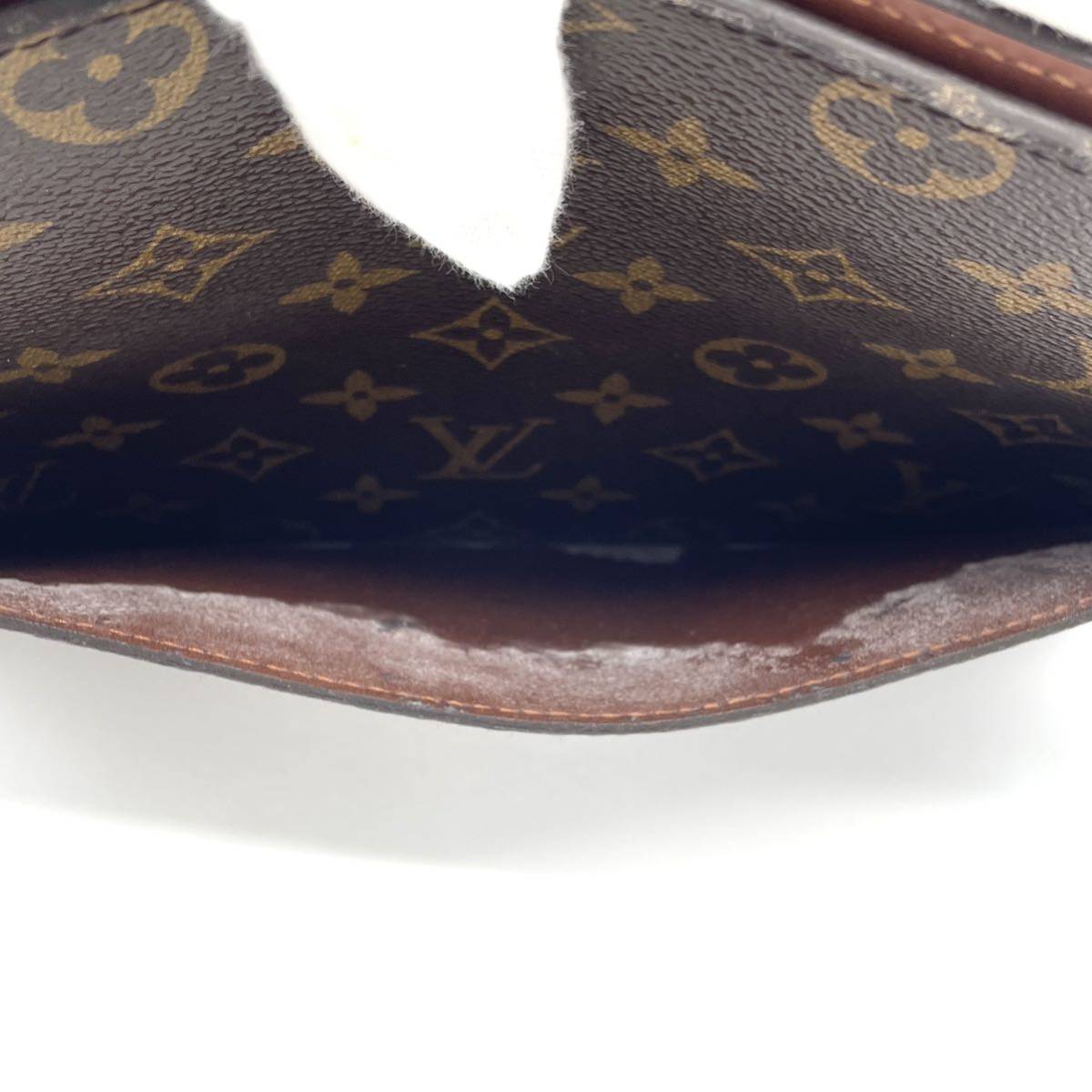 1円 良品 LOUIS VUITTON ルイヴィトン モノグラム ポシェットオム クラッチバッグ セカンドバッグ メンズ レディース M51795の画像10