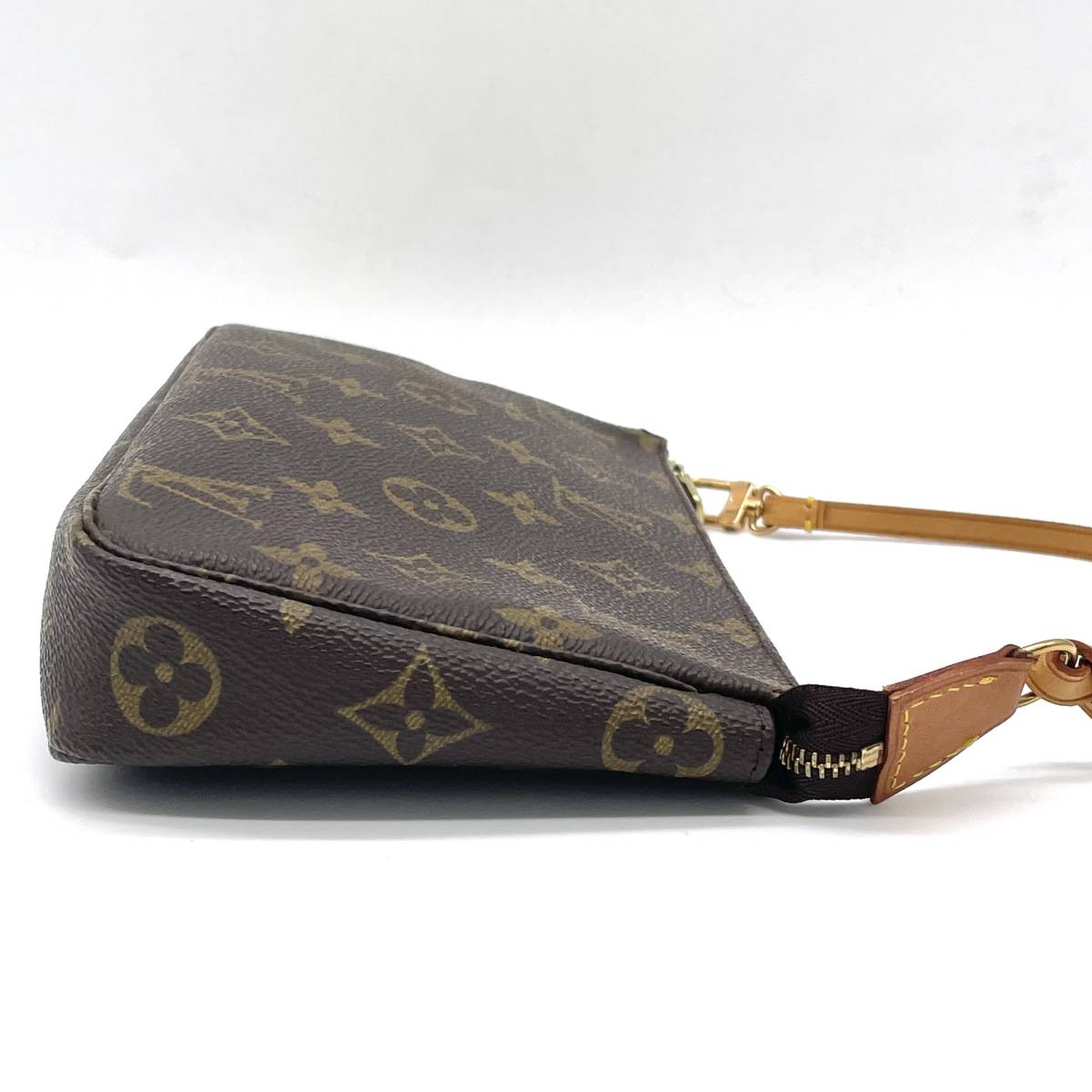1円 極上品 LOUIS VUITTON ルイヴィトン モノグラム ポシェット アクセ