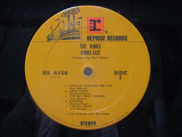 THE KINKS-SIZE The * gold ks* size THE KINKS SIZE rice LP shrink attaching \'72? Press beautiful record Ray * Davis all *ob* The * Night 