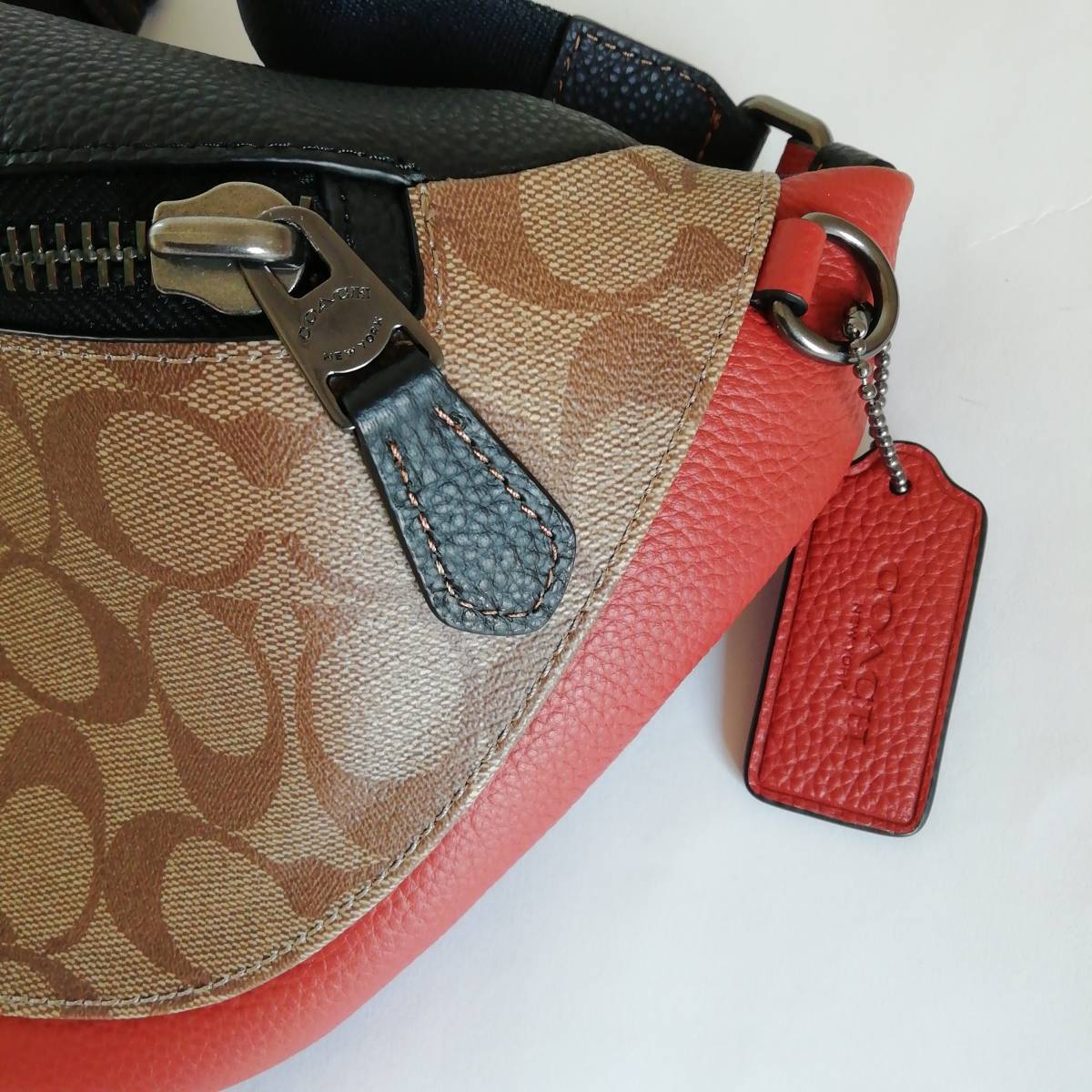 64900円☆新品&正規保証☆コーチ COACH☆シグネチャーレザーベルト