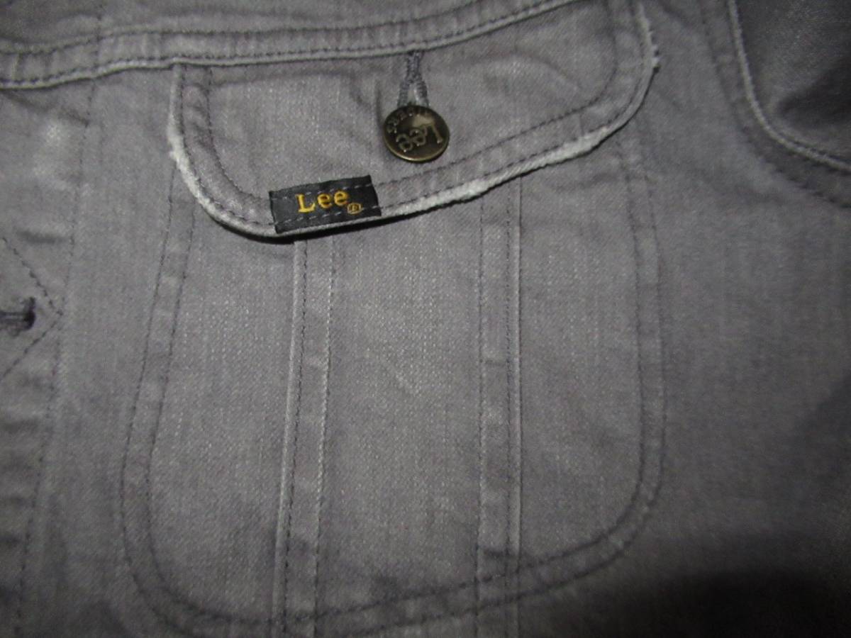 *Lee/ Lee * хорошая вещь LB0093 S RIDERS стрейч Denim жакет серый центральный бирка 