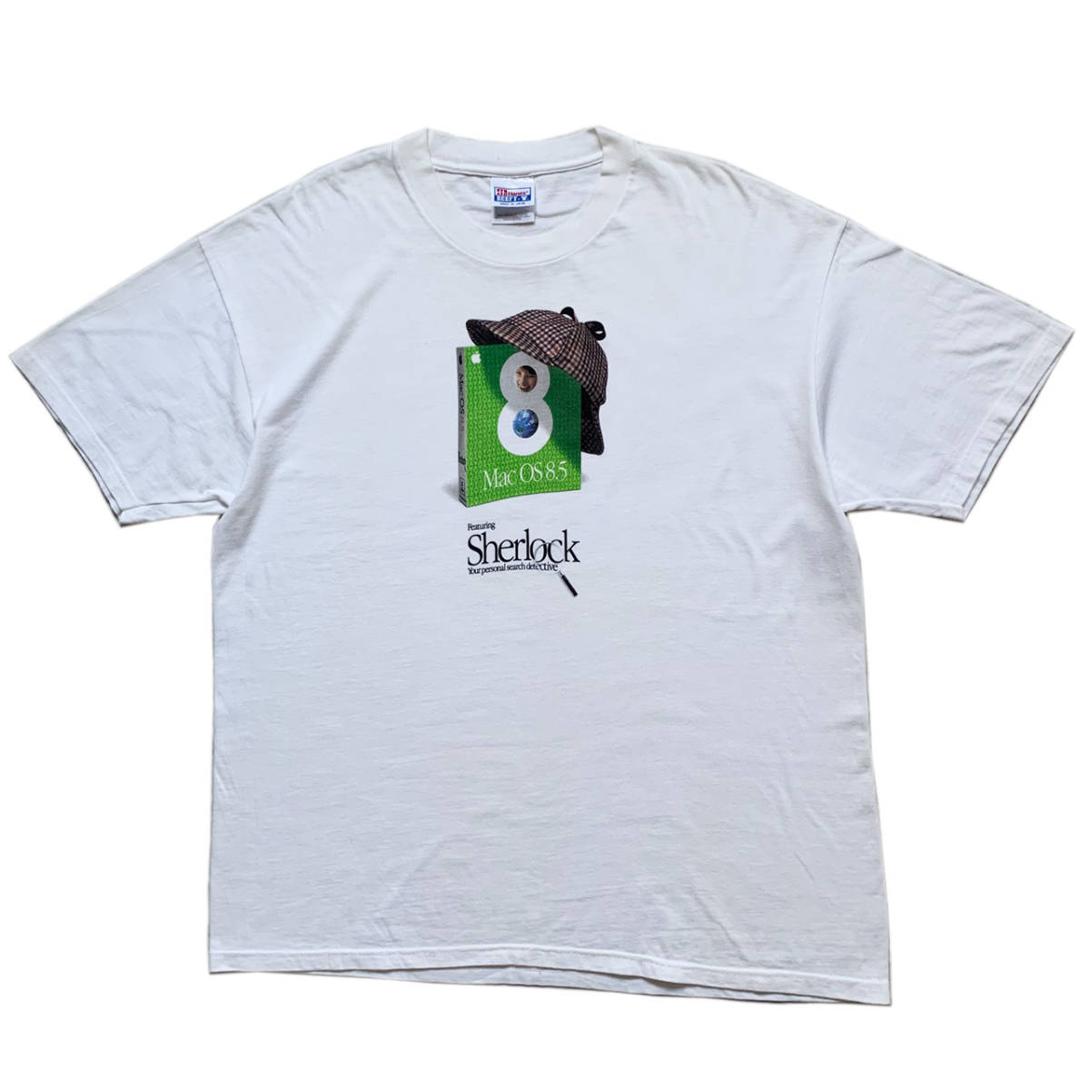 ビンテージ 90s アップル 企業 マック シャーロックホームズ Tシャツ