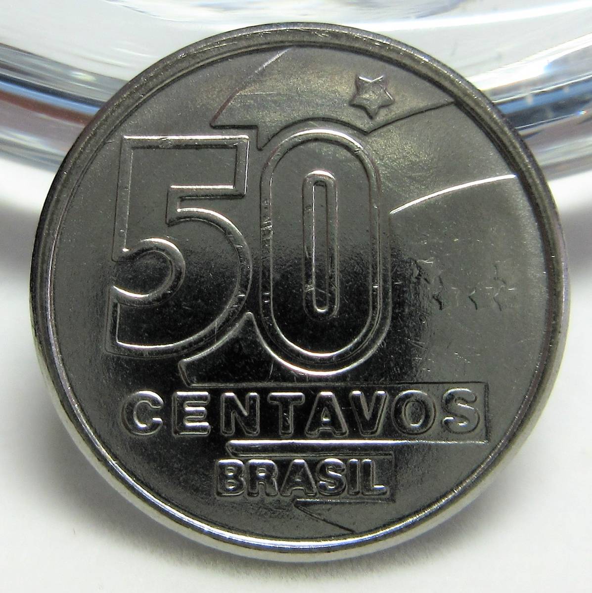  Brazil 50 center bo1989 год 18.50mm 2.54g