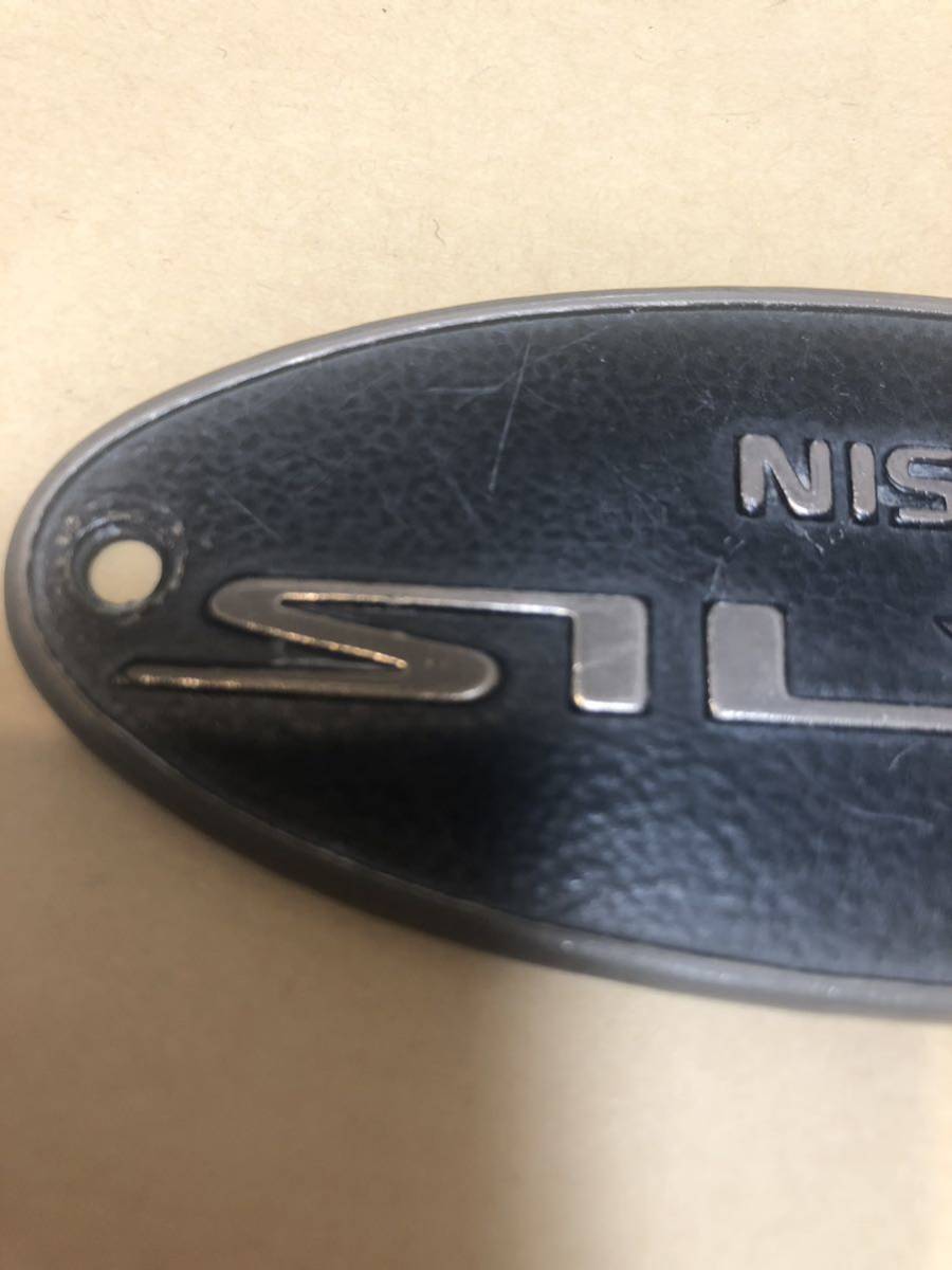 日産 シルビア エンブレム 金属製 NISSAN SILVIA 初期型？　S13 S14 S15 当時物 希少_画像4