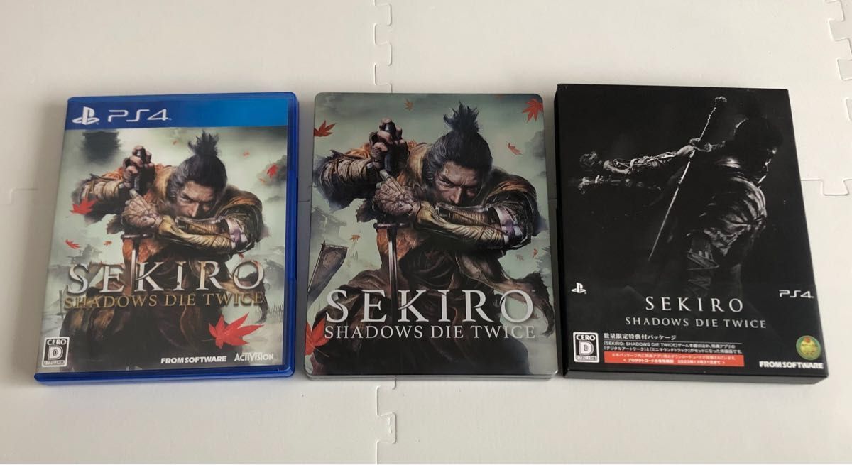 PS4】 SEKIRO SHADOWS DIE TWICE 数量限定特典付パッケージ スチール