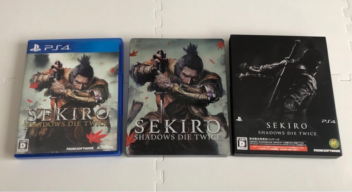 【PS4】 SEKIRO: SHADOWS DIE TWICE  数量限定特典付パッケージ スチールブック付