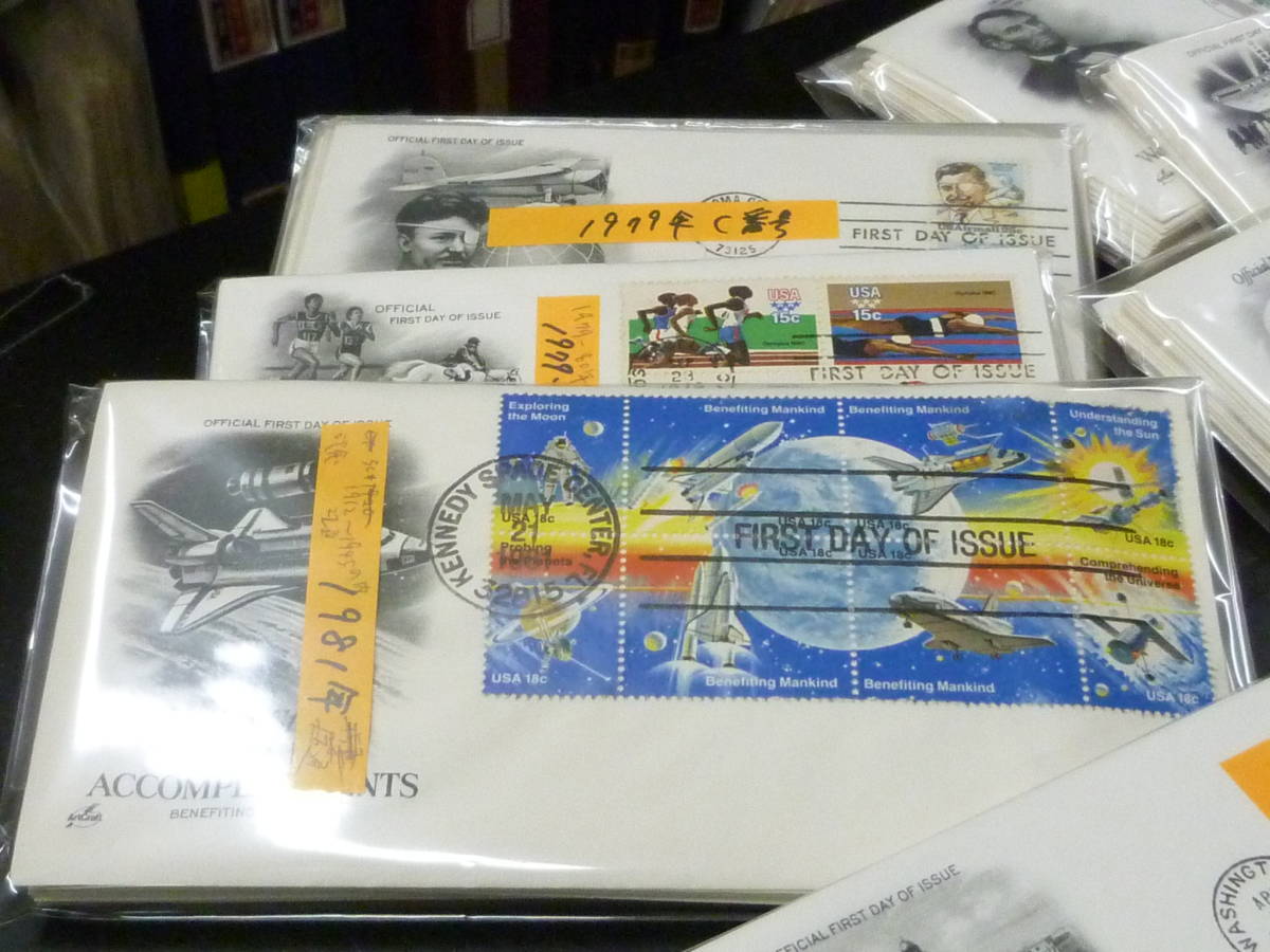 23 S アメリカ切手FDC 1979-1998年の内(1984-87年・1995年 除く) 主に記念・航空含 計400通+ ※説明欄必読の画像2