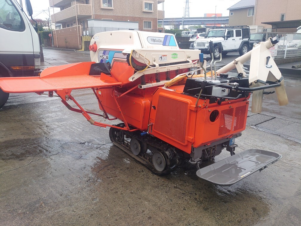 ☆静岡発 KUBOTA クボタ ハーベスター 自動脱穀機 HS-6 RH500 5.5PS