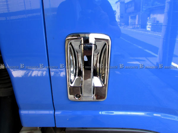 いすゞ 大型ファイブスターギガ メッキ ドア ノブ 皿 セット B ガーニッシュ TRUCK－S－006_画像3