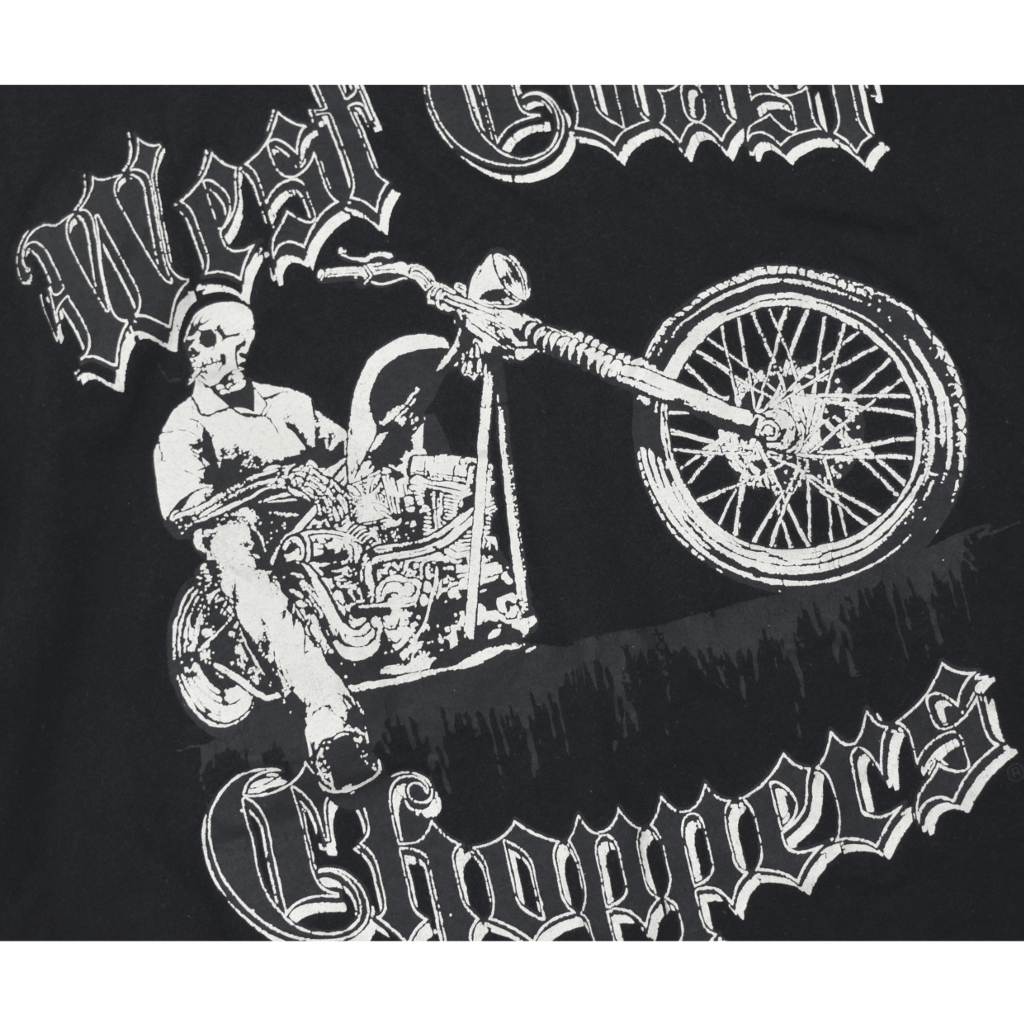 00s ビンテージ west coast choppers ウエストコーストチョッパーズ Tシャツ スカル size.L_画像2