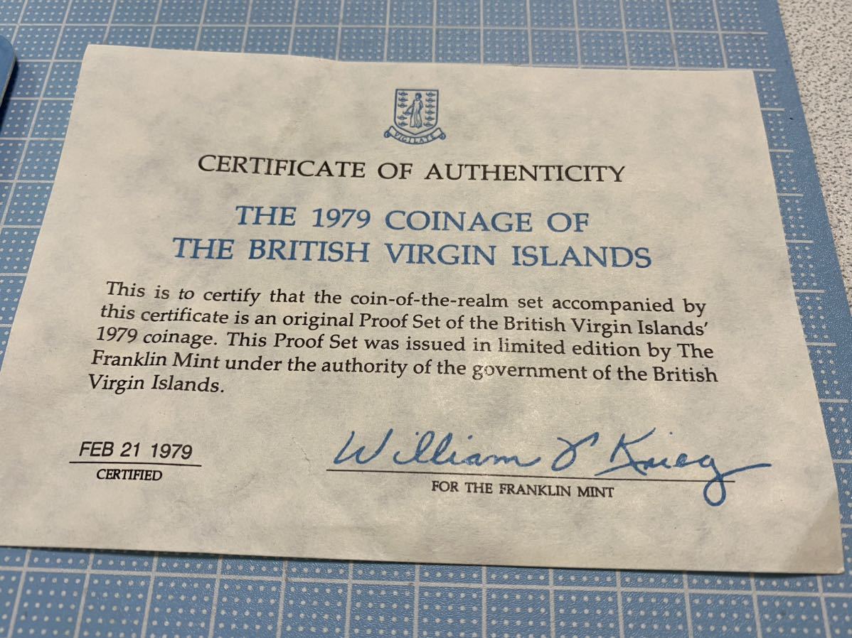 ベリーズ【1979】プルーフセット COINAGE OF BELIZE PROOF SET　アンティーク_画像3