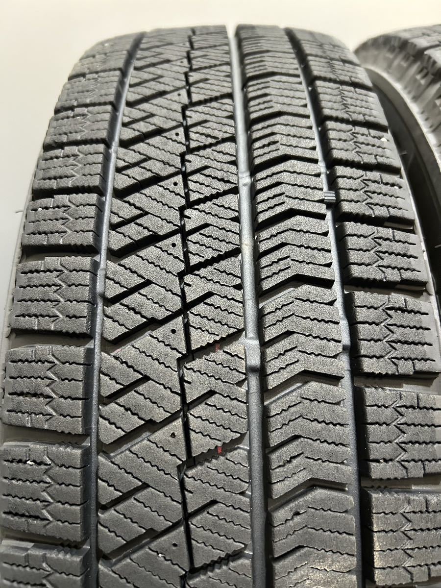 175/65R15 BRIDGESTONE/VRX2 19年 トヨタ 純正 スチール 15インチ 5.5J +45 100 4H スタッドレス バリ山 4本 ブリヂストン アクア_画像6