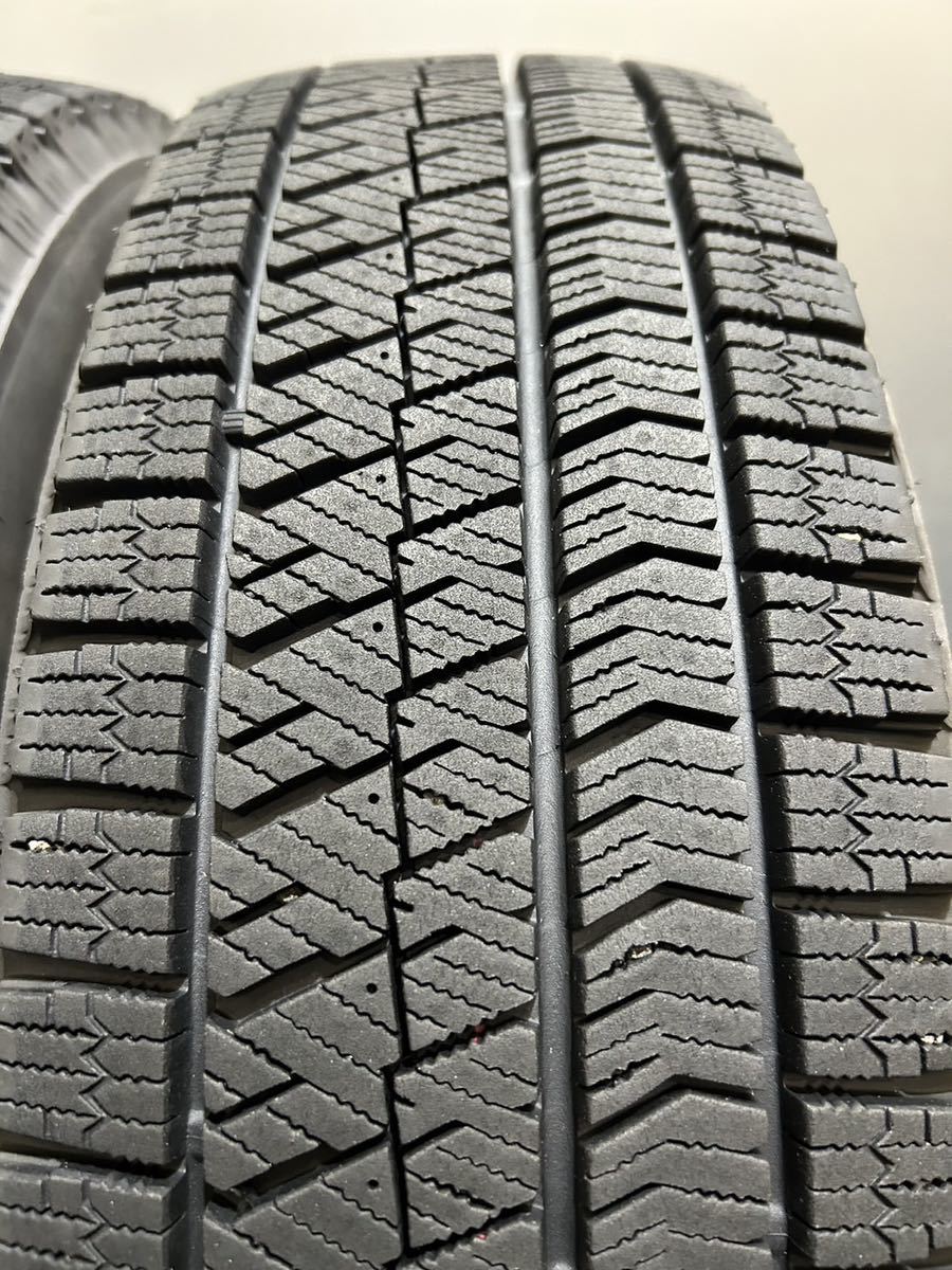 175/65R15 BRIDGESTONE/VRX2 19年 トヨタ 純正 スチール 15インチ 5.5J +45 100 4H スタッドレス バリ山 4本 ブリヂストン アクア_画像7