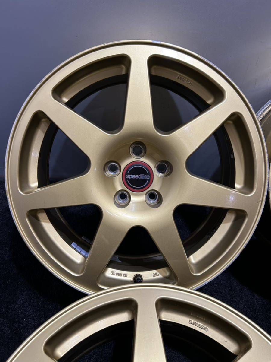 speedline ゴールド 5スポーク ホイール 17インチ Yahoo!オークション - Speedline スピードライン 17インチ 7J +