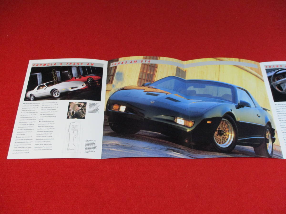 ! GM PONTIAC FIREBIRD 1991 Heisei era 3 catalog!