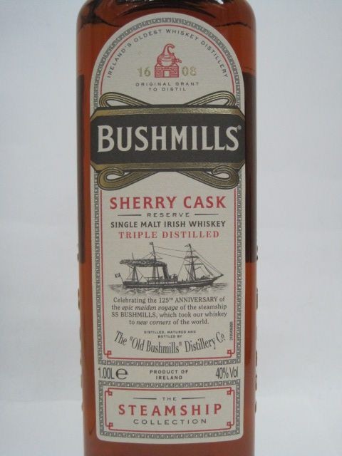  bush Mill z steam sip collection Sherry casque single malt 40 times 1000ml