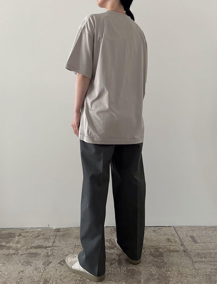 ATON SUVIN 60/2 OVERSIZED S/S T-SHIRT エイトン Tシャツの画像3